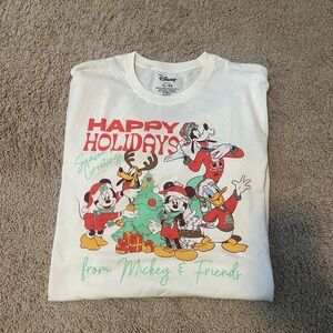 Disney Happy Holidays T-Shirt - White